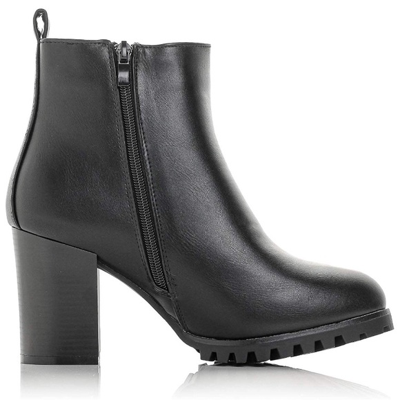 Chelsea Boot Side Zip Elastic Panel Ankle Bootie - Picture 3 of 6